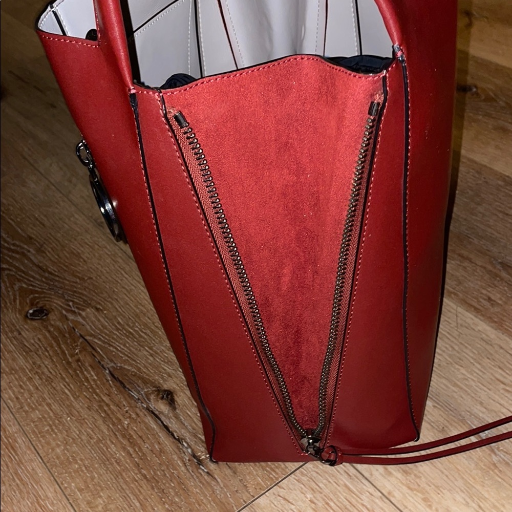 Charles Keith Bordeaux Tote Bag  EUC - Picture 9 of 11